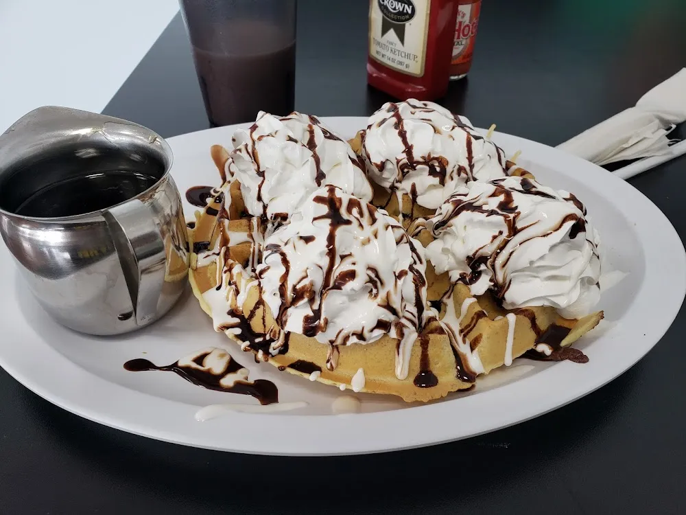 Banana Split Waffle