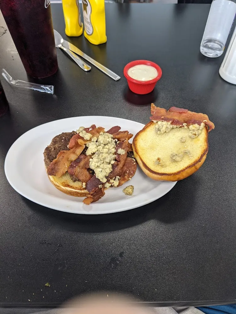 Black and Bleu Burger