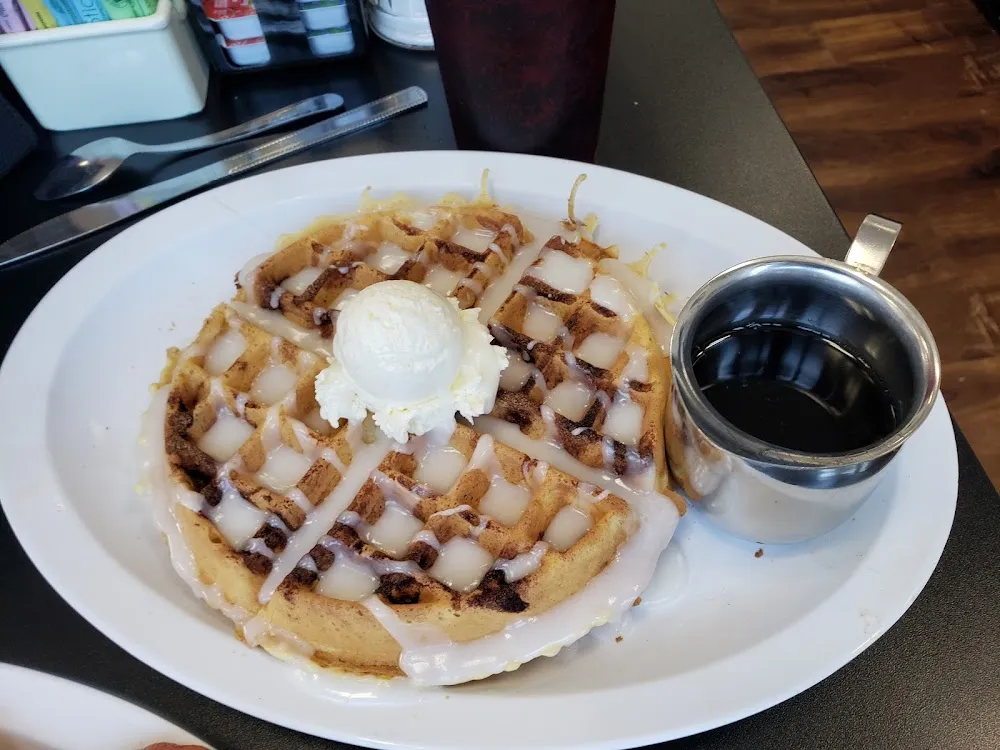 Cinnamon Roll Waffle